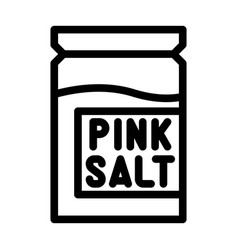 Himalayan Pink Salt Line Icon