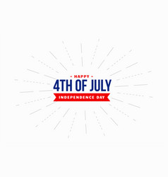 Simple 4th Of July Independence Day Of United