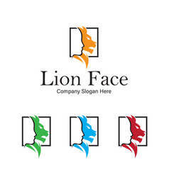 Human And Lion Leaders Logo