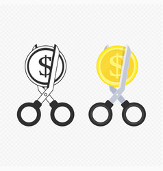 Scissors Cutting Money