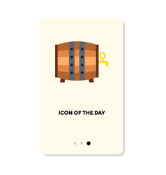 Beer Bar Barrel Flat Icon