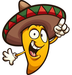 Happy Mexican Chili Pepper Clip Art