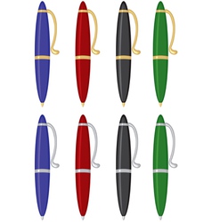 Ballpoint pen cartoon icon Royalty Free Vector Image