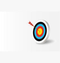 Target With An Arrow Hitting The Center