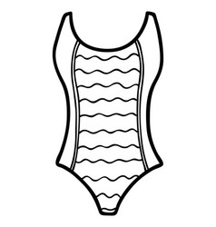 Coloring Book One-piece Women Swimsuit