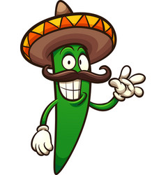 Happy Mexican Chili Pepper Clip Art