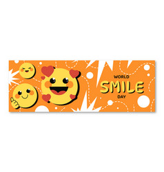 World Smile Day Banner Concept