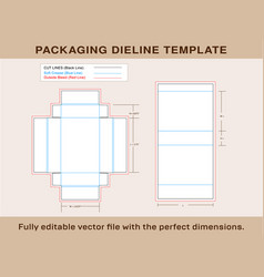 Fire Match Box Dieline Template