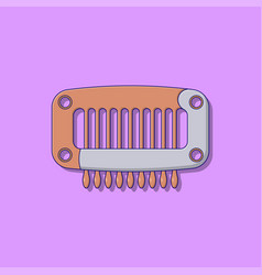 Hair Pin Icon With Outline For Design Element