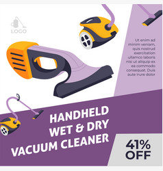 Handheld Wet And Dry Vacuum Cleaner For House