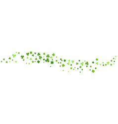 St Patrick Day Shamrock Clover Background Wavy