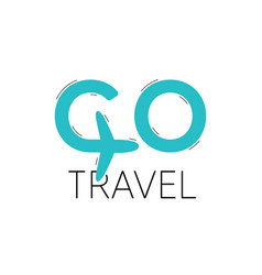 Go Travel Logo Design Vacation Tour Icon