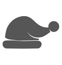 Grey Santa Claus Hat Icon 7