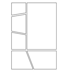 Manga Storyboard Layout A4 Template