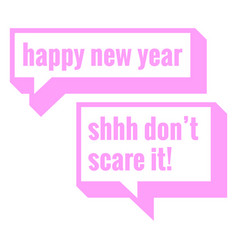 Funny New Year Lettering