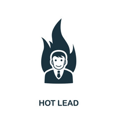 Hot Lead Icon Symbol Creative Sign From Crm Icons