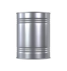 Metal Tin Can Isolated 3d Empty Blank