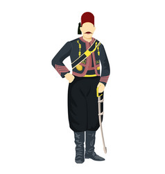 Turkish Sailor Army Uniform Standing Soldier