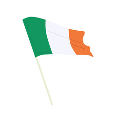 Irish Flag Waving In The Wind