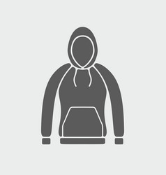 Womens Hoodie Icon On A Background