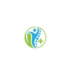 Health People Medical Cross And Physiotherapy Logo