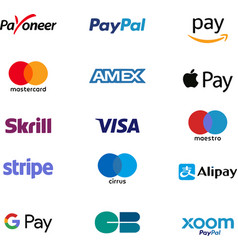 Online Payment Methods Icon Logo E-commerce