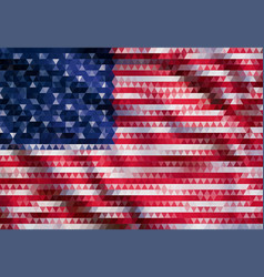 Flag Of The United States America With Pleats