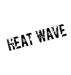 Heat Wave Rubber Stamp