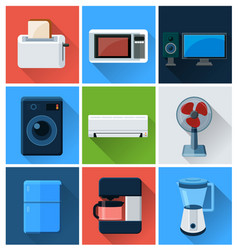 Home appliances royalty free vector image vectorstock