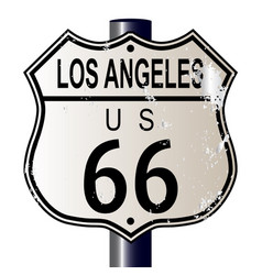 Los Angeles Route 66 Sign