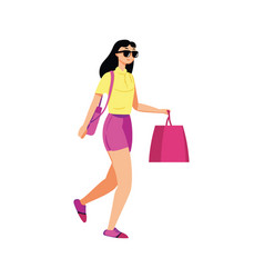 Young Adult Holding Shopping Bag