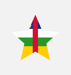 Central African Republic Star Flag