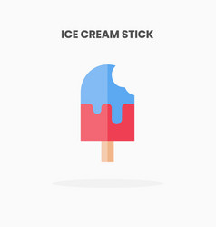 Ice Cream Stick Icon Flat