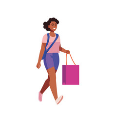 Woman Shopping With Bag