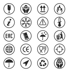 Package Box Symbols Set