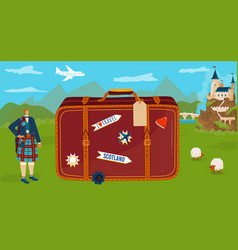 Travel To Scotland Cartoon