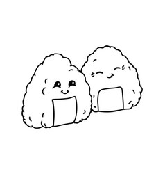 Cute Characters Onigiri Kawaii