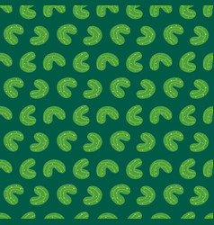 Cute Little Green Cucumbers Pickles Pattern