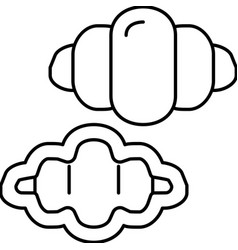 Gnocchi Pasta Line Icon