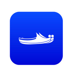 Turkish Shoes Icon Digital Blue