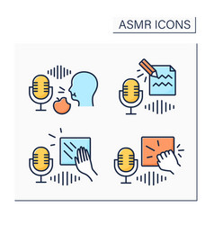 Asmr Color Icons Set