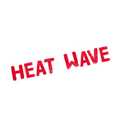 Heat Wave Rubber Stamp