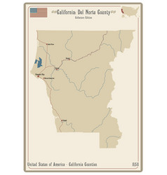 Map Del Norte County In California