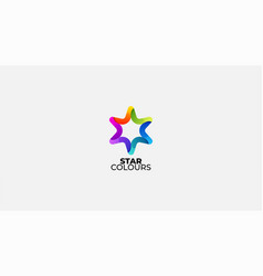 Stars Colours Icon Logo Design