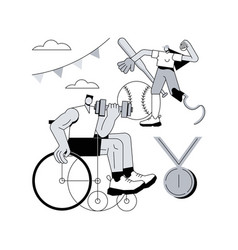 Disabled Sports Abstract Concept