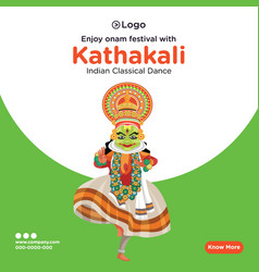 Banner Design Of Kathakali Dance