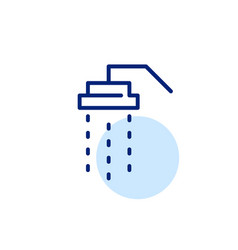 Rain Shower Icon Pixel Perfect Editable Stroke