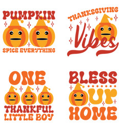 Thanksgiving Retro Svg Design Bundle