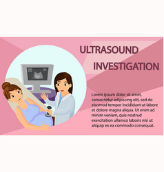 Ultrasound Foetus Scanning Web Banner Template