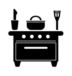 Kitchen Black Icon On White Background